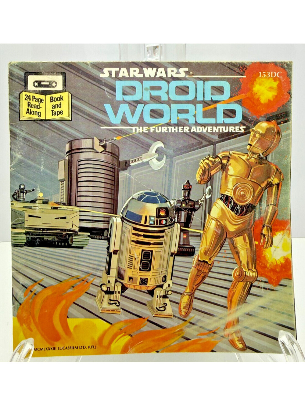 Vtg Droid World The Further Adventures Star Wars Childrens Movie Book 1983